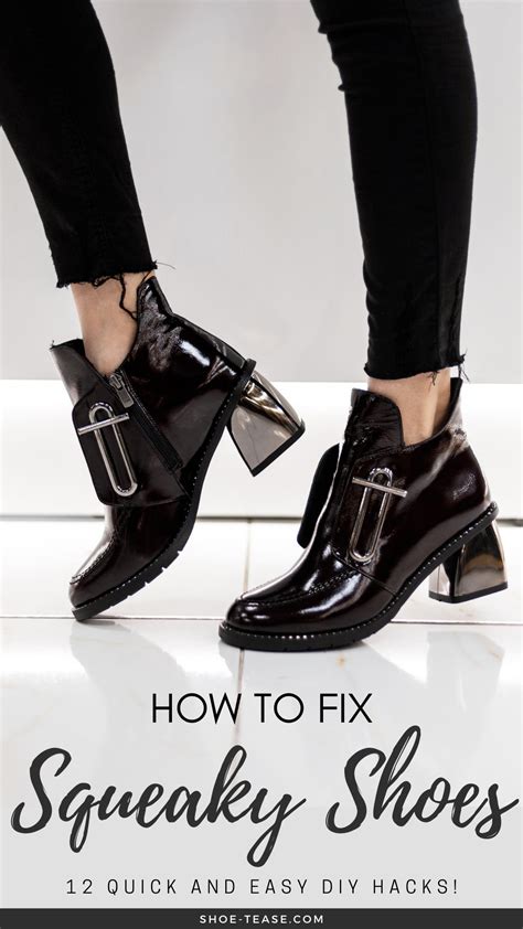 how to fix squeaky shoe.